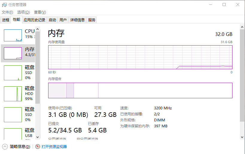 价格惊喜！JAZER棘蛇DDR4 16Gx2 套条3600海力士C16小白龙